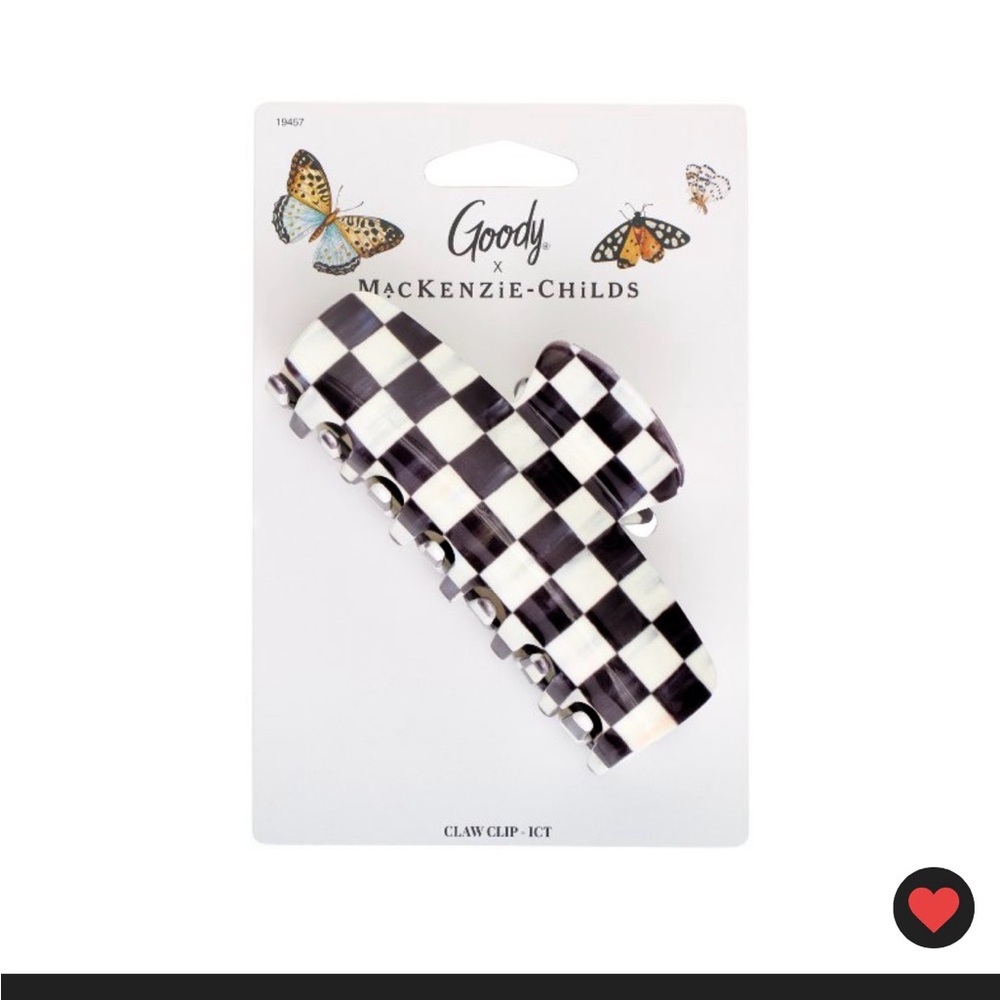 Goody x MacKenzie Childs large Claw Clip
- Black